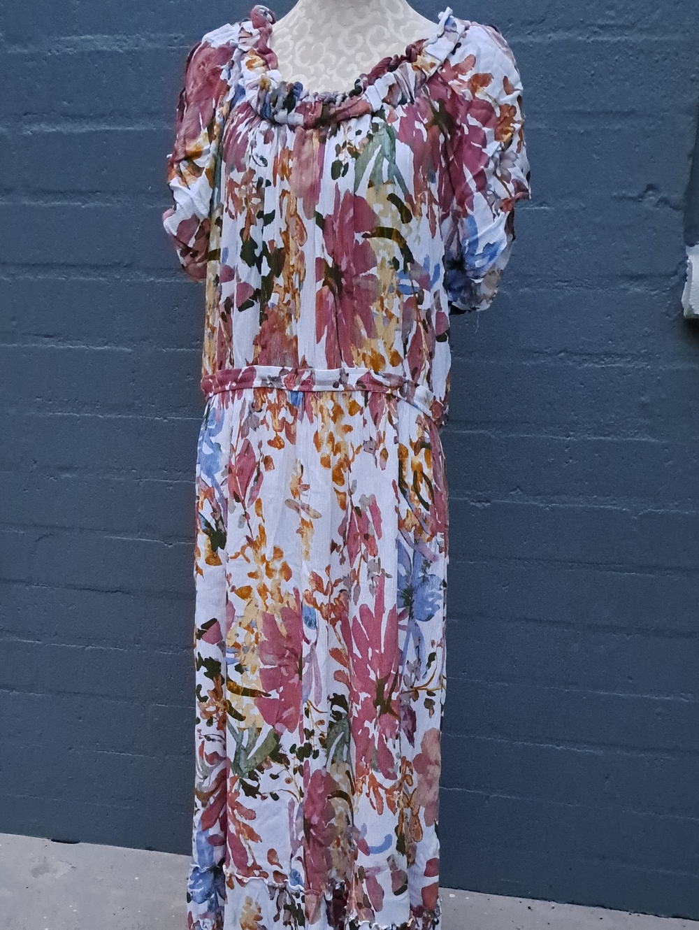 new directions Floral Maxi Dress  Size XL